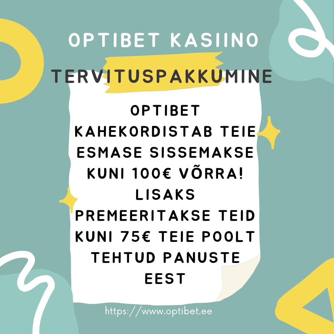 Optibet kasiino boonused